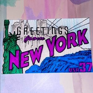 “Greetings from New York” Postcard